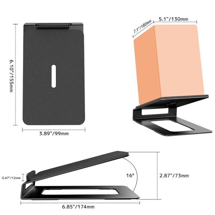 KXD251022 Desktop Metal Angled Speaker Stand For 3-6 Inch Speakers, KXD251022