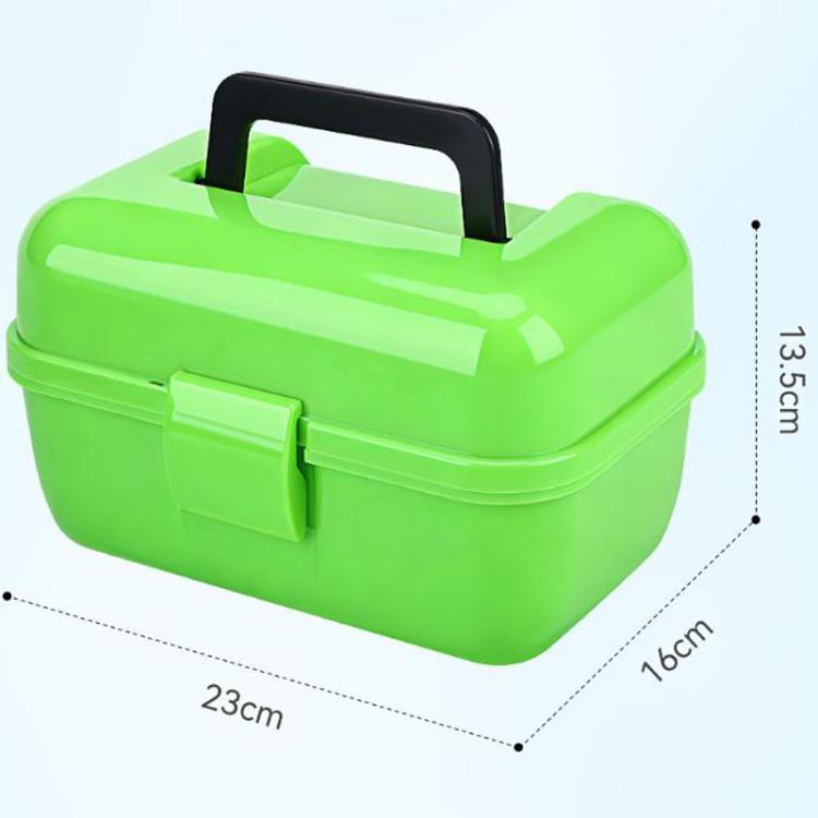 Mini Carry Lure Fishing Tackle Small Tools Case Double-Layer PP Storage Box