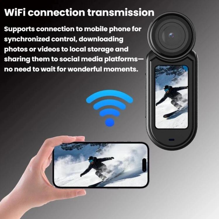 D03 HD Action Camera Neck-Worn Magnetic Mini Smart Thumb Camera