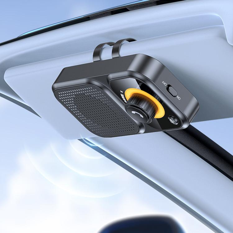Sun Visor-Style Bluetooth Car Speaker For Hands-Free Calling And Navigation