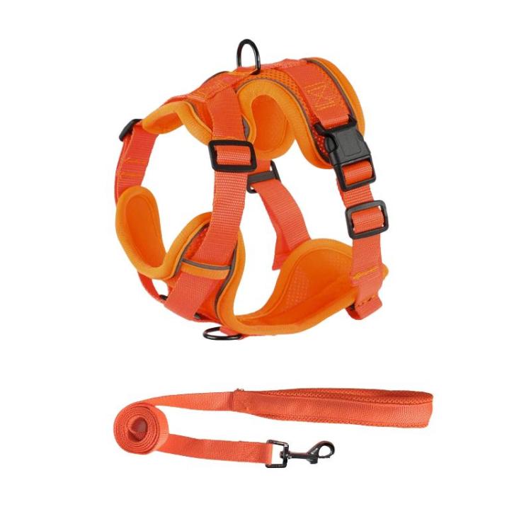 Reflective Pet Harness & Leash Set Escape-Proof Breathable Dog Vest Harness, S, M, L, XL