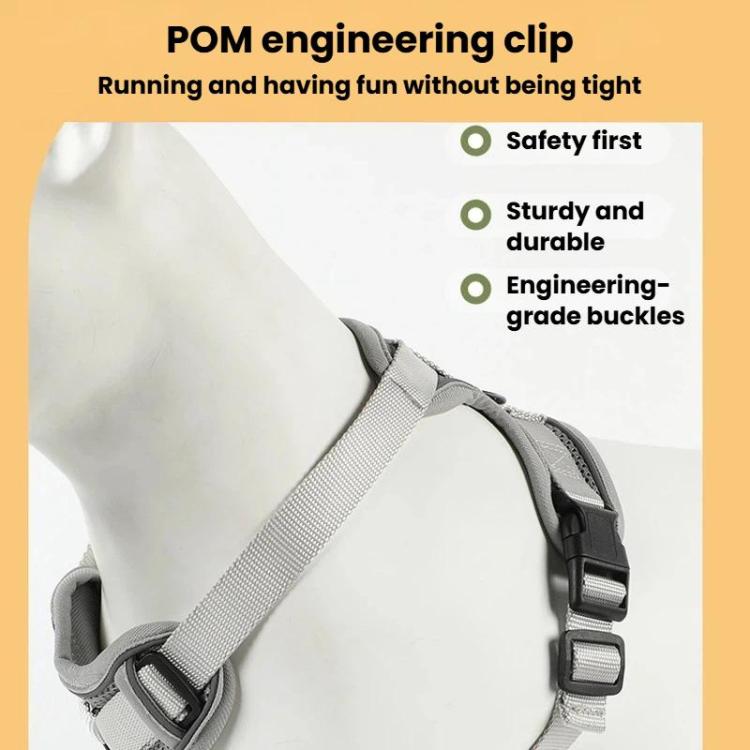 Reflective Pet Harness & Leash Set Escape-Proof Breathable Dog Vest Harness, S, M, L, XL