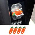 2packs Car Door Lock Cover Clip Silicone Cushioning Noise Reduction Anti-collision Pads, 4pcs, 5pcs