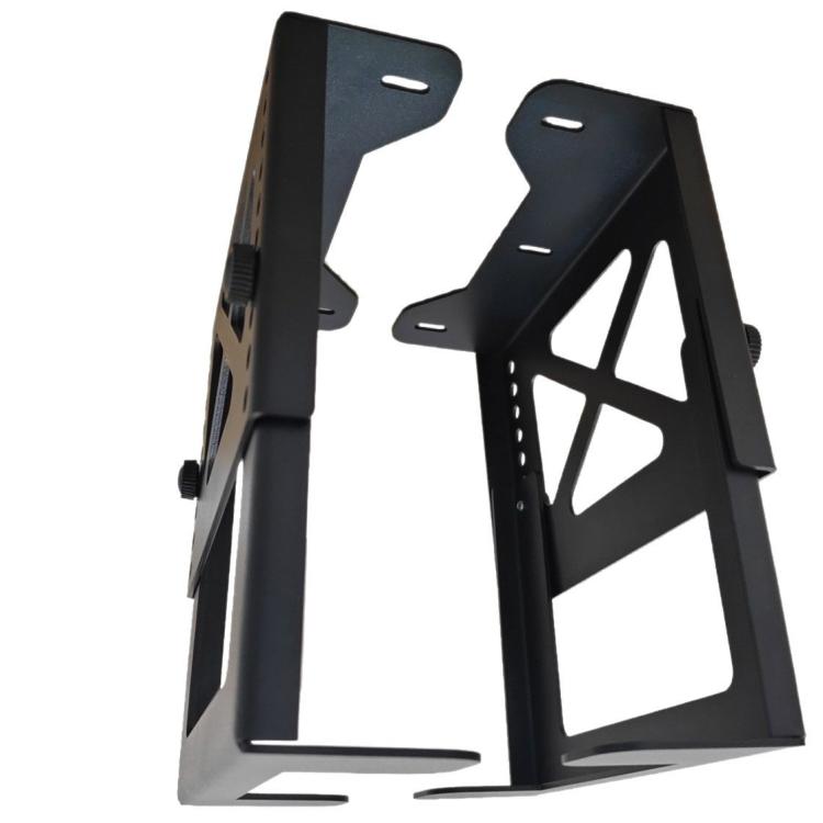 Adjustable Under Desk Mount Metal Holder for NAS, PC, Mini Computer, PS5 Gaming Console Space-Saving Rack, KXD250311