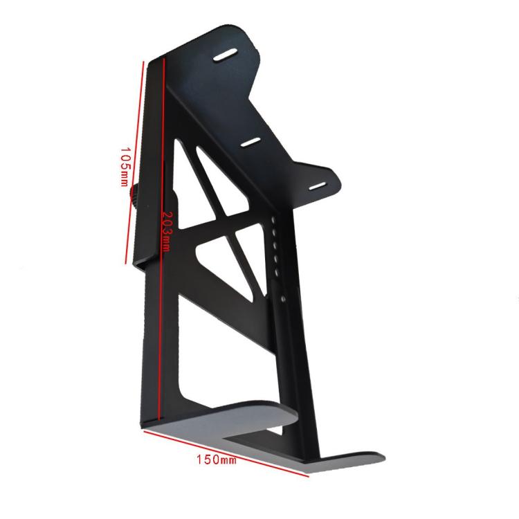 Adjustable Under Desk Mount Metal Holder for NAS, PC, Mini Computer, PS5 Gaming Console Space-Saving Rack, KXD250311