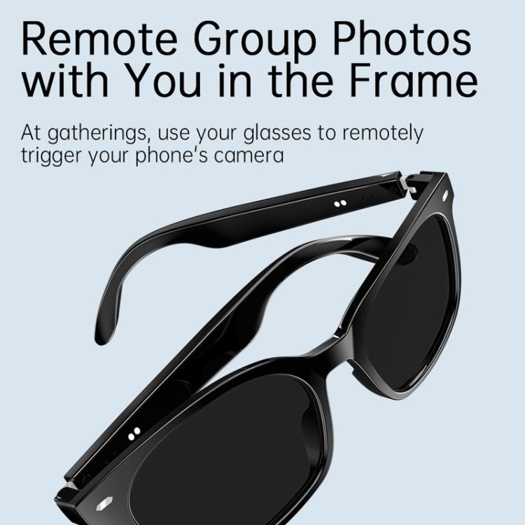 V6 Max UV Protection Smart Glasses Support Bluetooth Calling, Music Play & AI Assistant