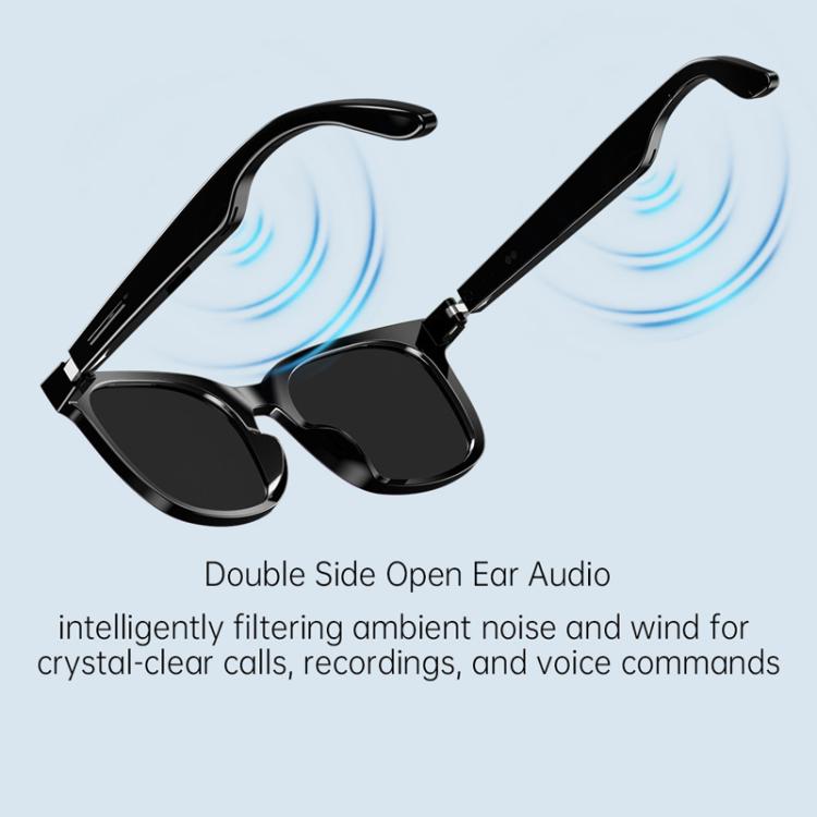 V6 Max UV Protection Smart Glasses Support Bluetooth Calling, Music Play & AI Assistant