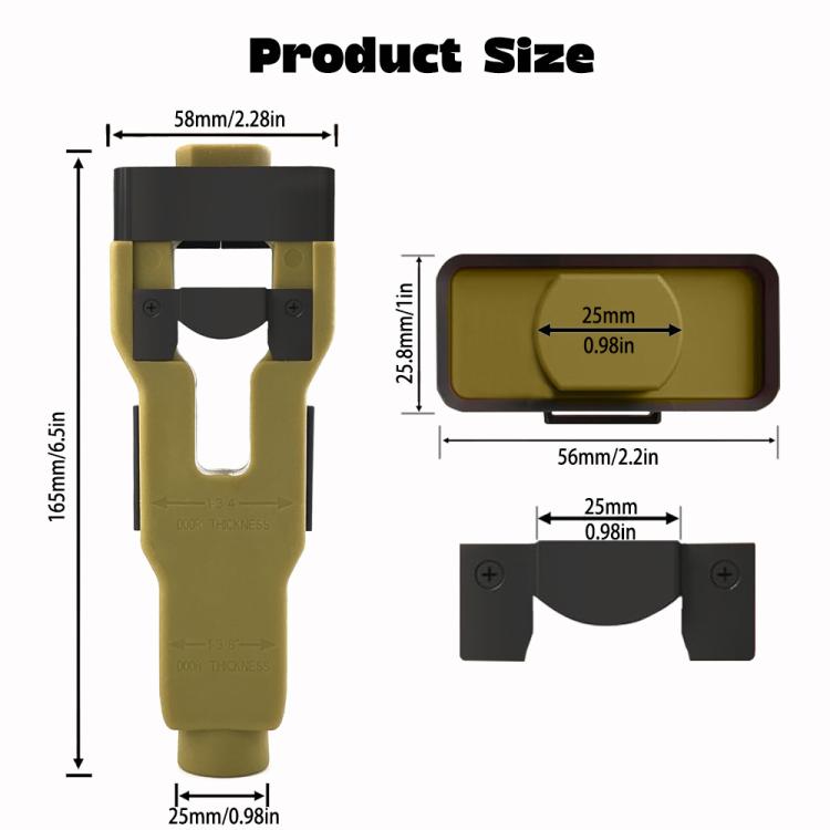 Door Latch Tenon Tool Installation Removal Kit