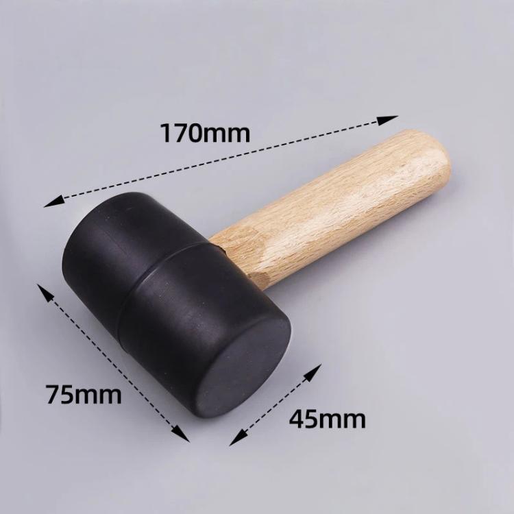 Mini Hammer with Solid Wood Handle Short Handle Small Mallet for Household, DIY, and Crafting Projects, Rubber Mallet, Fitter Hammer, Claw Hammer, Ball Peen Hammer, Octagonal Hammer