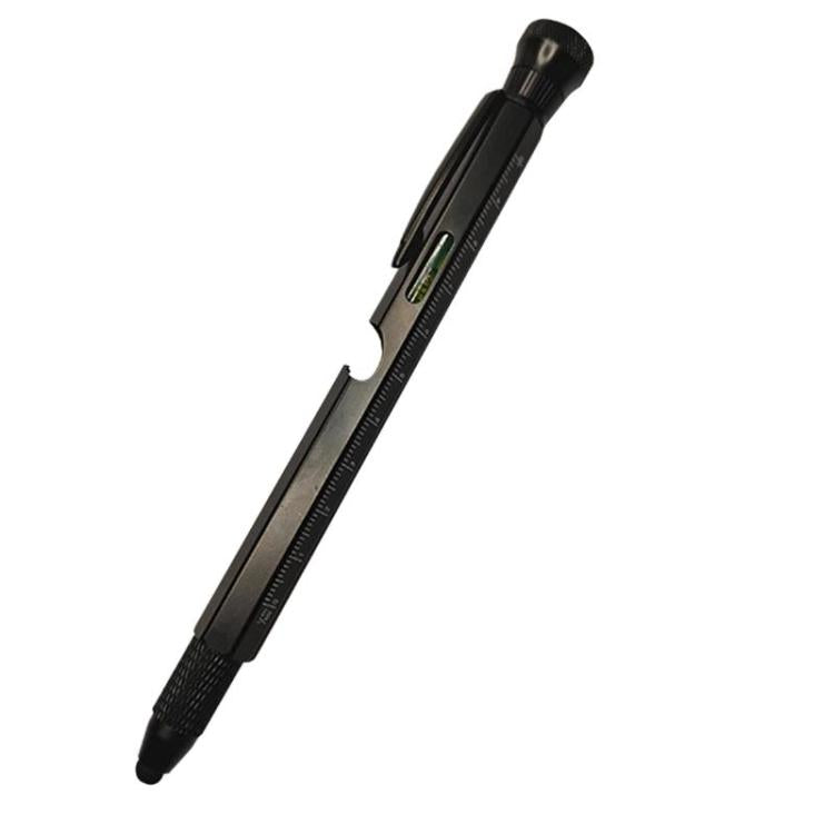 12-In-1 Multifunctional EDC Tool Pen With LED Light, Ruler Scale, Stylus, Bottle Opener & Magnetic Tip For Fidget Relief