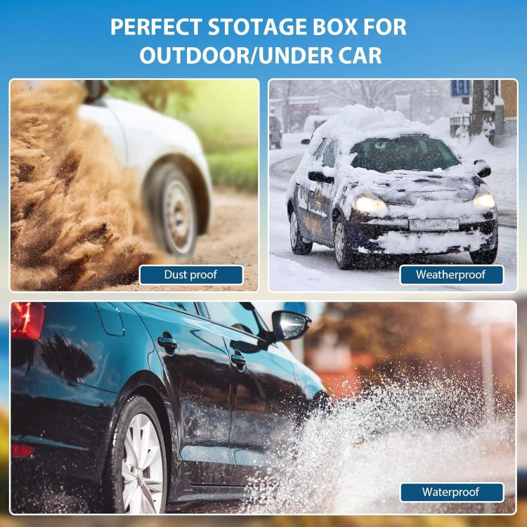Outdoor Portable Car Bottom Hidden Magnetic Storage Box, 19x12.5x4.7cm, 15x6x3.5cm, 12x7x4cm, 28x12x7cm, 15.5x10x4.5cm, 20x12x5cm, 13x8.5x4.5cm, 21x13x5.7cm