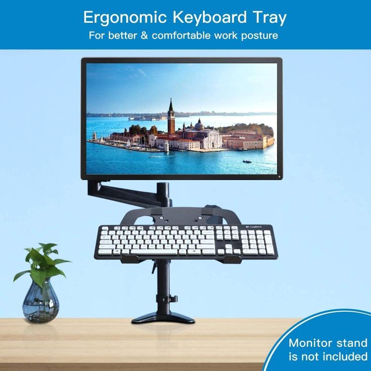 Laptop VESA Mount Tray Metal Adapter For 100x100mm Monitor Arm Universal Ventilated Holder For Notebook, TP-001