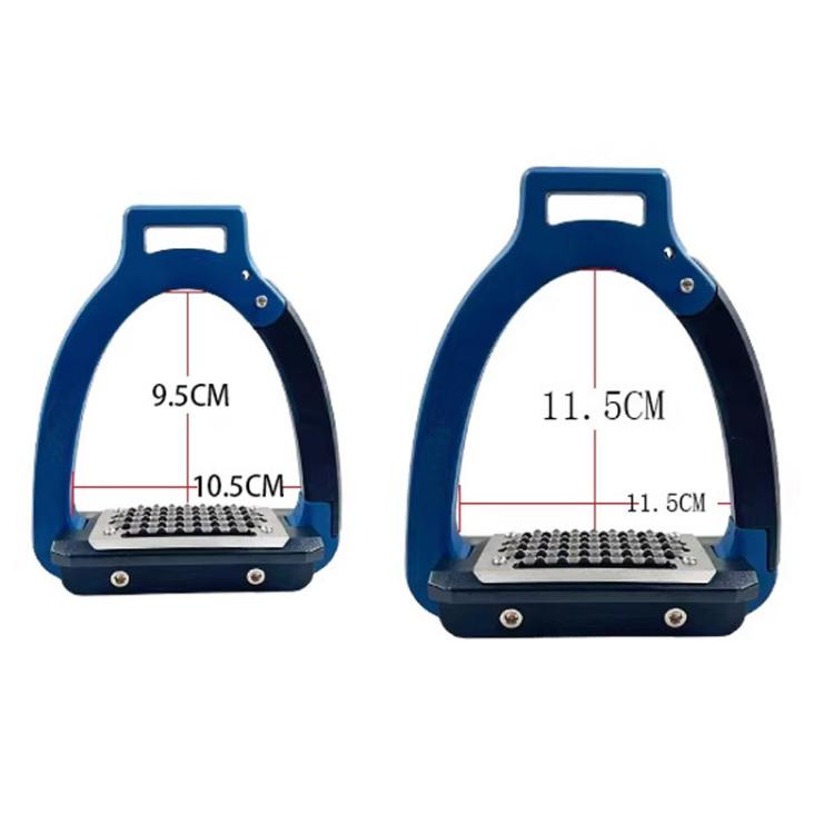 1pair Aluminum Alloy Side-Opening Safety Stirrup, Adult Size Gold, Adult Size Dark Blue, Adult Size Matte Black, Kids Size Gold, Kids Size Dark Blue, Kids Size Matte Black