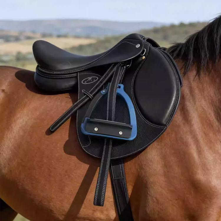 1pair Aluminum Alloy Side-Opening Safety Stirrup, Adult Size Gold, Adult Size Dark Blue, Adult Size Matte Black, Kids Size Gold, Kids Size Dark Blue, Kids Size Matte Black