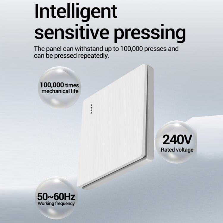 ANENG Remote Control Wireless Smart Home Lighting Panel, One-Gang, Two-Gang, Three-Gang