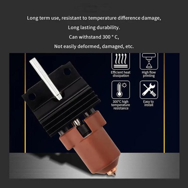 For Creality K1 / K1C / K1 Max Ceramic Hot End Kit High Flow Printer Accessory, 0.2mm, 0.4mm, 0.6mm, 0.8mm, Without Heatsink 0.2mm, Without Heatsink 0.4mm, Without Heatsink 0.6mm, Without Heatsink 0.8mm, 0.2mm For Machines After 2025                   ...
