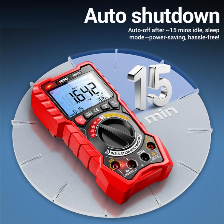 ANENG 1000V Insulation Resistance Tester Digital Megohmmeter, MH17
