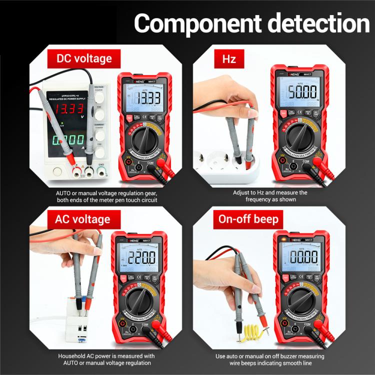 ANENG 1000V Insulation Resistance Tester Digital Megohmmeter, MH17