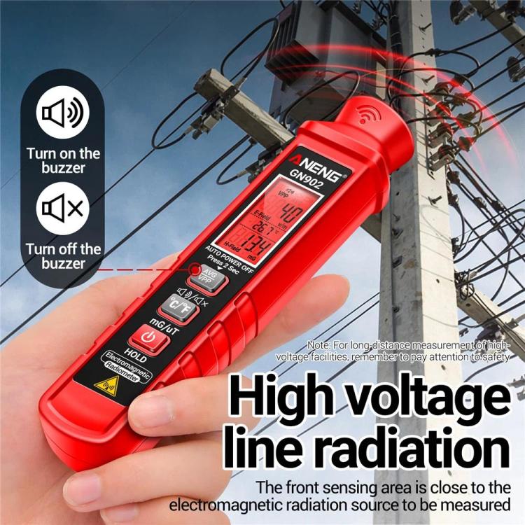 ANENG Electric Field Emission Electromagnetic Radiation Alarm Detector, GN902