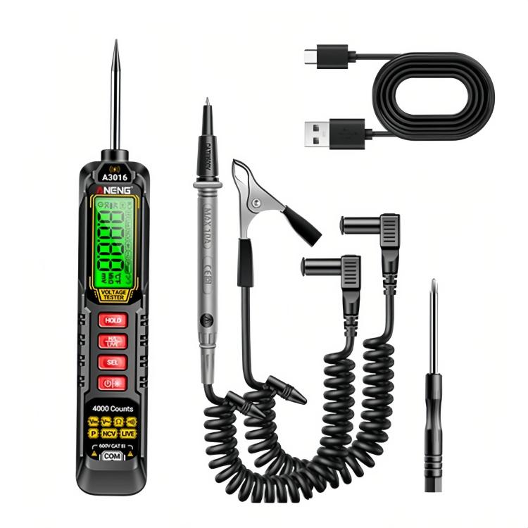 ANENG Digital Intelligent Car Repair Pen Multimeter, A3016 Lithium Battery, A3015 Battery