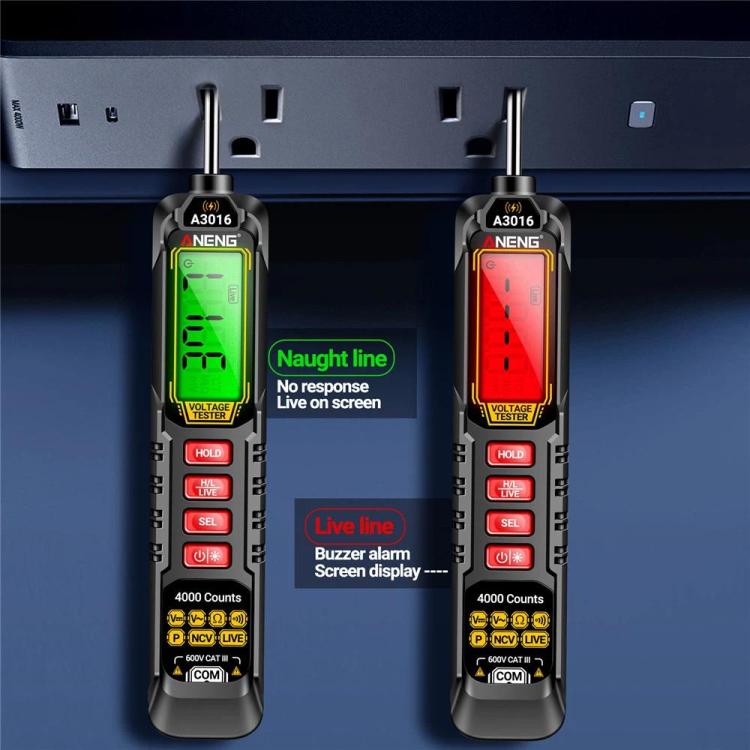 ANENG Digital Intelligent Car Repair Pen Multimeter, A3016 Lithium Battery, A3015 Battery