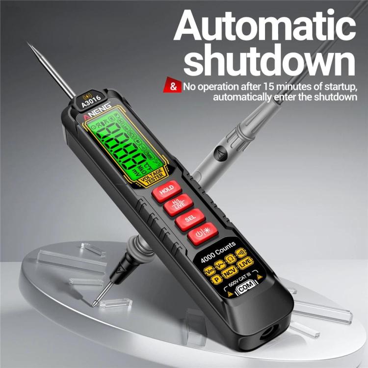 ANENG Digital Intelligent Car Repair Pen Multimeter, A3016 Lithium Battery, A3015 Battery