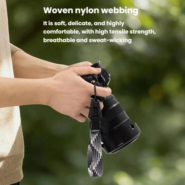 Cwatcun D268 Camera Wrist Strap Lightweight Quick-Release Braided Strap, D268