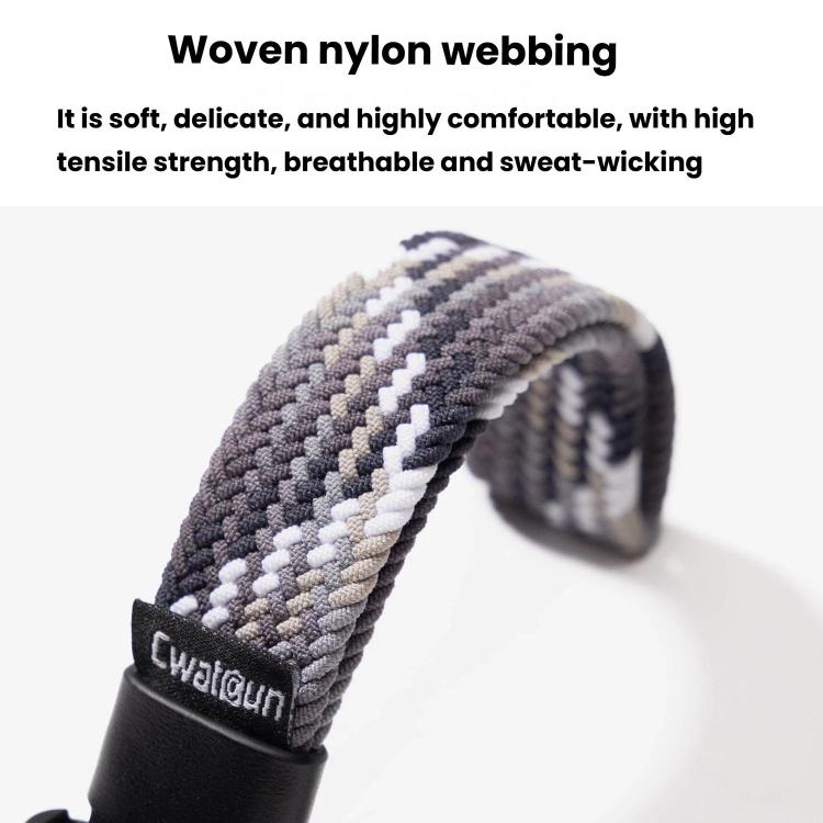 Cwatcun D268 Camera Wrist Strap Lightweight Quick-Release Braided Strap, D268