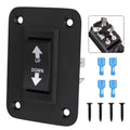 Car Modified 4-Pin Double Reset Lift Switch Rocker Switch Panel, KCD2-7 UP-DOWN