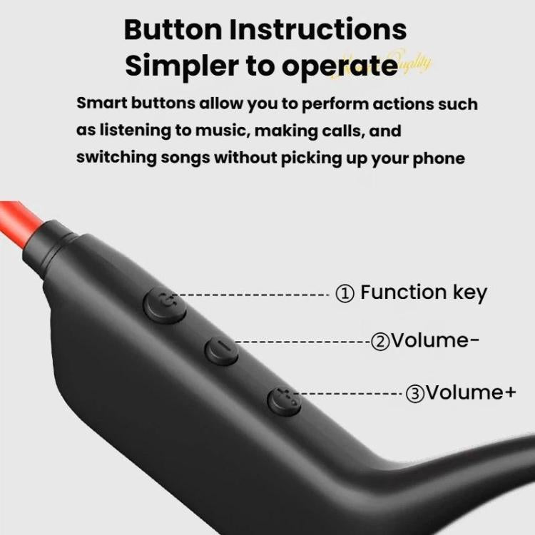X1 Air-Conduction Bluetooth Earphones Running Exercise Waterproof Over-Ear Earphones