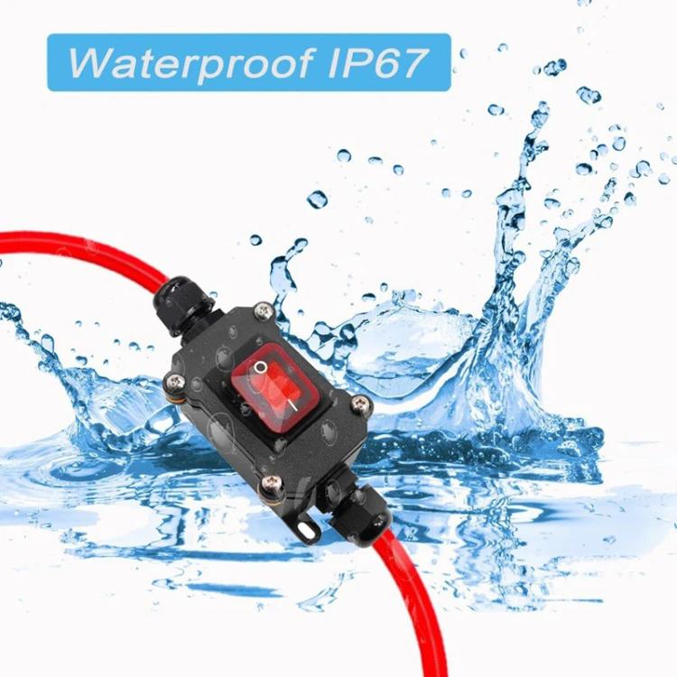 Car Rocker Power Switch IP67 Waterproof Junction Box, IP67 Waterproof Junction Box