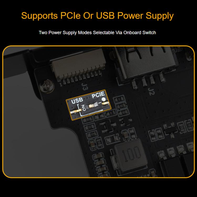 WAVESHARE Luckfox PicoKVM Expansion Board PCIe USB Interface Universal