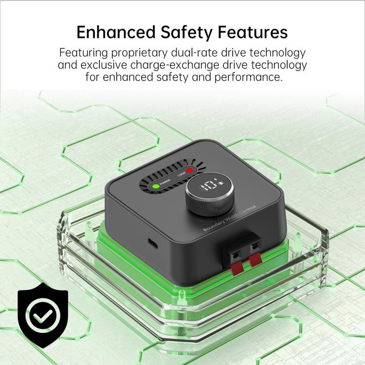 F600 Outdoor Pet Wired Electric Dog Fence 10-Level Precision Boundary Control, F600