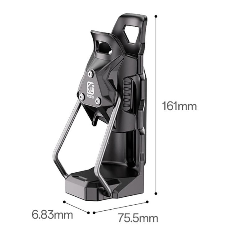 Adaptive Anti-Slip Water Bottle Holder For Motorcycles & Bicycles 360-Degree Rotating Anti-Theft Cup Holder, Kewig SHJ-6