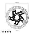 CYCLAMI Bicycle Ultra-Lightweight Carbon Fiber Brake Rotor Center-lock 6-bolt Disc Brake, 160mm, 180mm