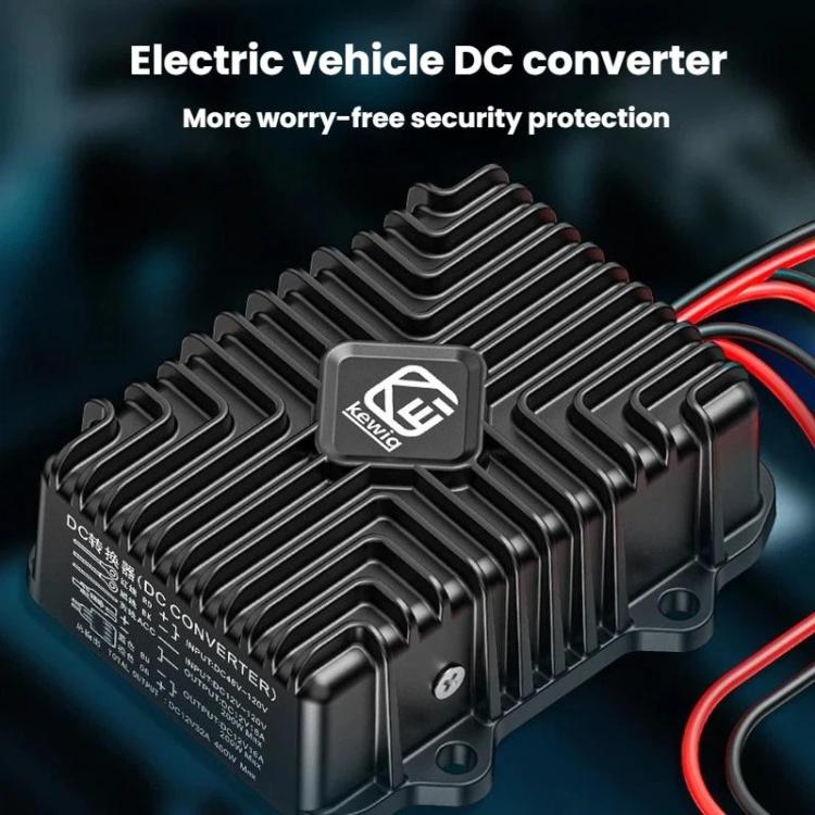 Kewig DC-1 48V-120V To 12V DC Converter For Electric Vehicles