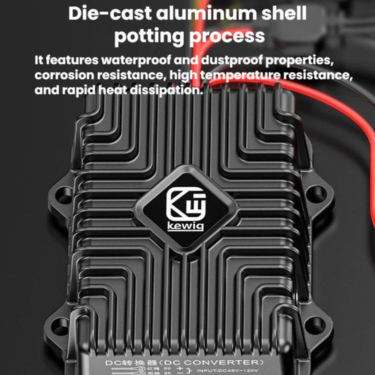 Kewig DC-1 48V-120V To 12V DC Converter For Electric Vehicles