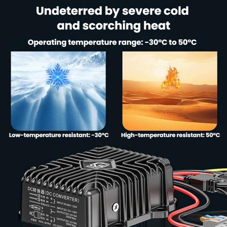 Kewig DC-1 48V-120V To 12V DC Converter For Electric Vehicles