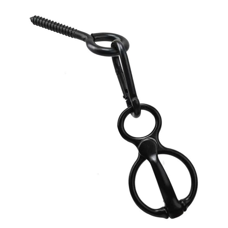 3pcs /Set Safety Rope Buckles Equestrian Barn Stainless Steel Horse Tether Buckles