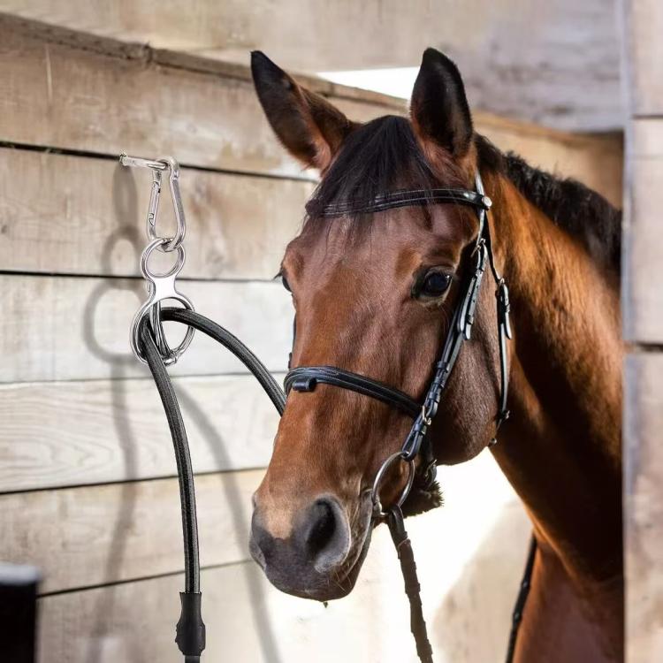 3pcs /Set Safety Rope Buckles Equestrian Barn Stainless Steel Horse Tether Buckles