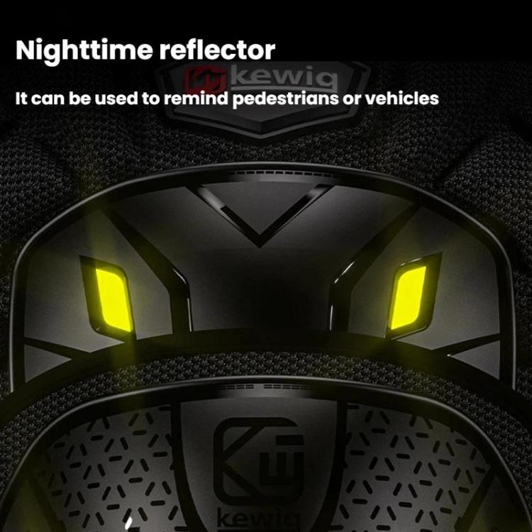 Kewig 2pcs Quick-Release Shockproof Motorcycle Riding Protective Covers Anti-Fall Knee & Elbow Pads, Elbow Guard L, Elbow Guard M, Knee Guard L, Knee Guard M