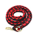 2.15m Woven Webbing Lead Rope Hand-Braided Horse Reins Horse Tether