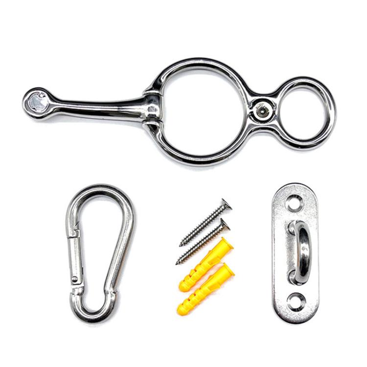 3pcs/ Set Stainless Steel Stable Rope Clips Outdoor Horse Tether Clips