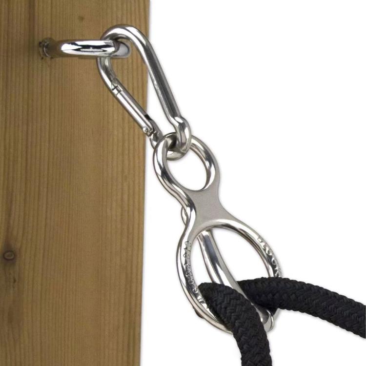 3pcs/ Set Stainless Steel Stable Rope Clips Outdoor Horse Tether Clips