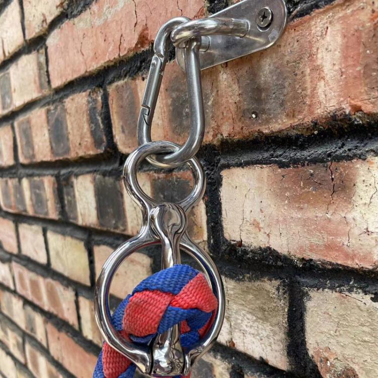 3pcs/ Set Stainless Steel Stable Rope Clips Outdoor Horse Tether Clips