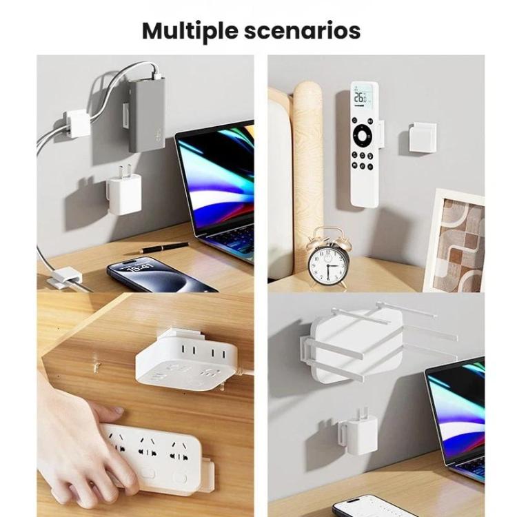 2pcs Charger Holder Phone Charging Cable Clip Plug Hook Organizer