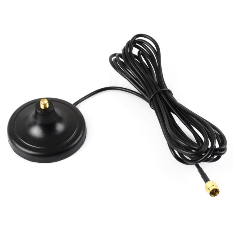 WAVESHARE SMA Antenna Suction Cup Magnetic Base 3-meter Coaxial Cable, Magnetic Base