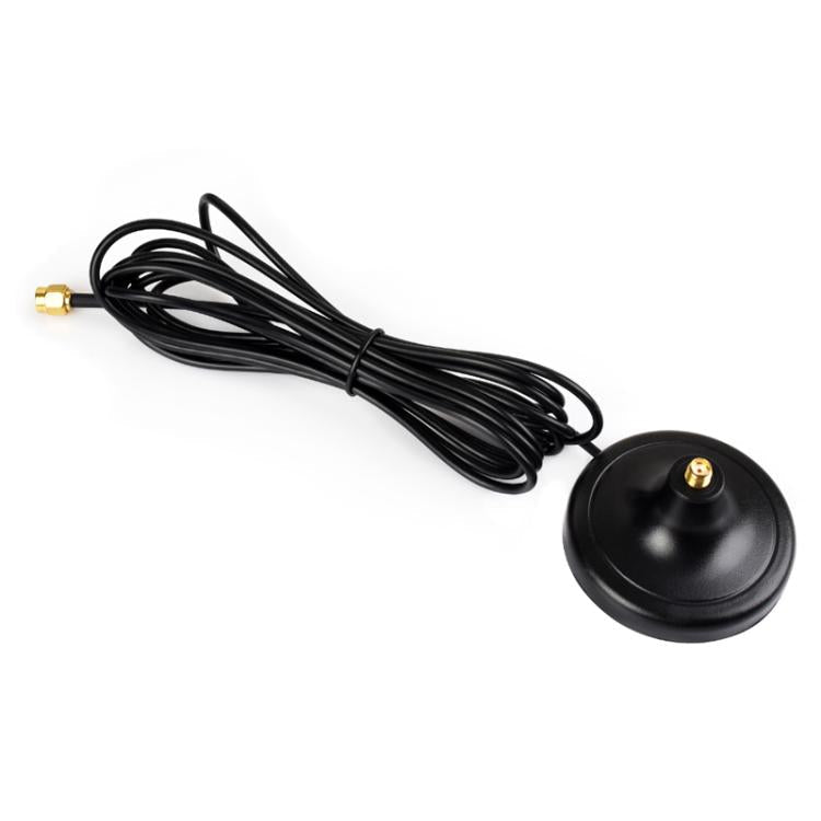 WAVESHARE SMA Antenna Suction Cup Magnetic Base 3-meter Coaxial Cable, Magnetic Base