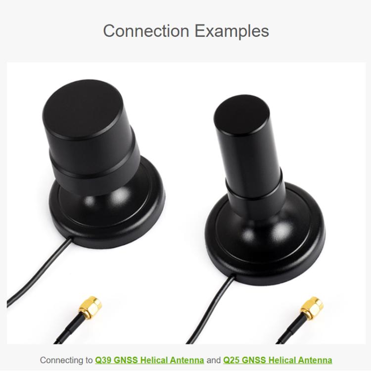 WAVESHARE SMA Antenna Suction Cup Magnetic Base 3-meter Coaxial Cable, Magnetic Base