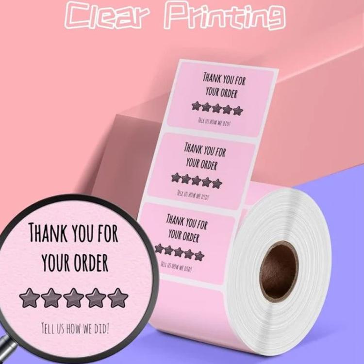 Phomemo 2.25 X 1.25 Inch Adhesive Labels For PM241-BT/PM246S/D520-BT Printer, 500pcs Laser Silver, 500pcs Laser Gold, 1000pcs White, 1000pcs Yellow, 1000pcs Pink